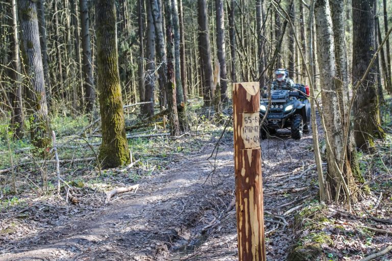 Reguli pentru accesul cu ATV-ul în pădure
